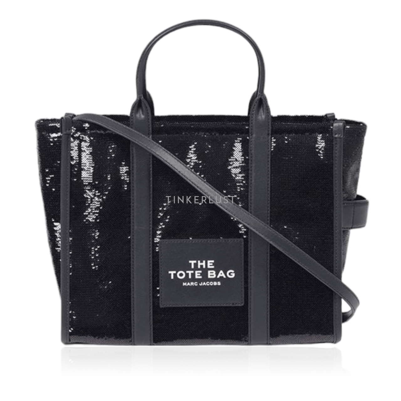 Marc Jacobs Medium The Sequin Tote Bag in Black 