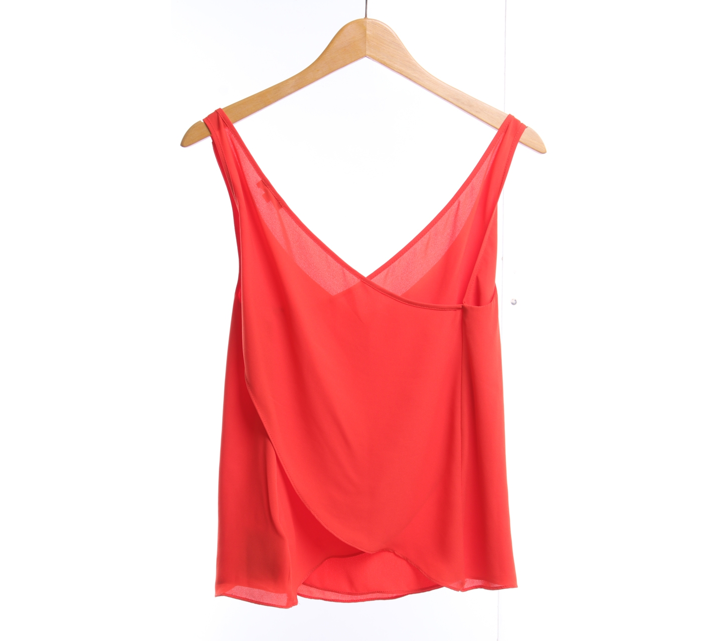 River Island Orange Back Wrap Sleeveless