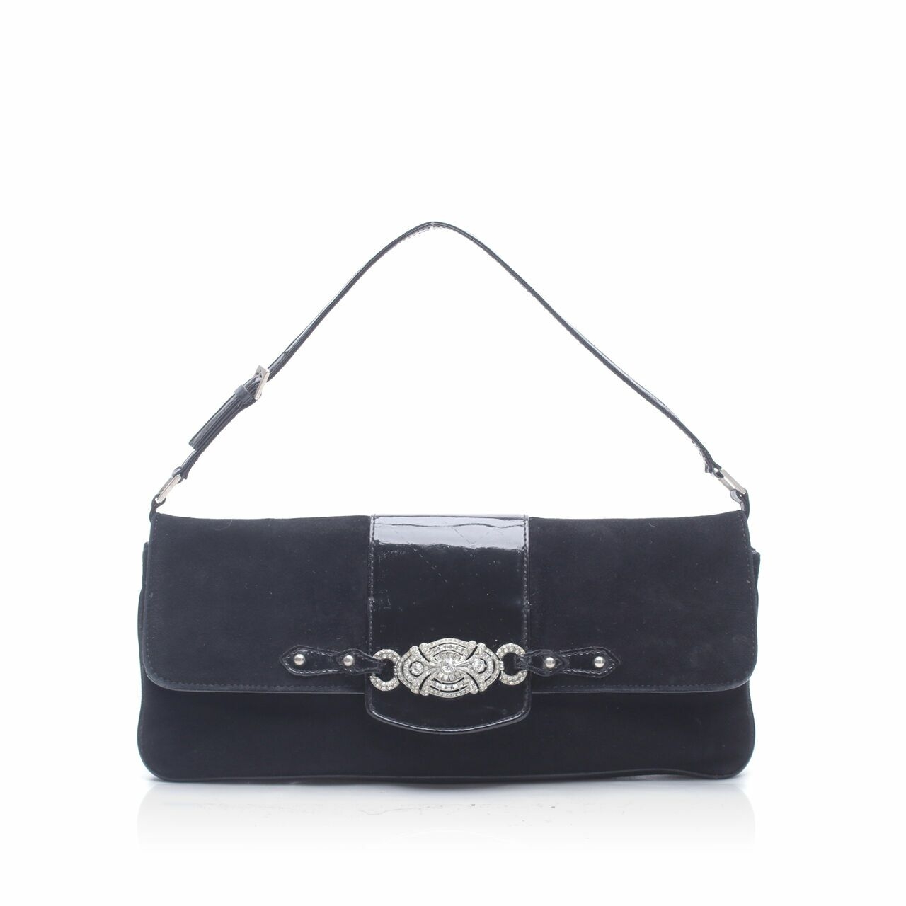 Giuseppe Zanotti Black Hand Bag