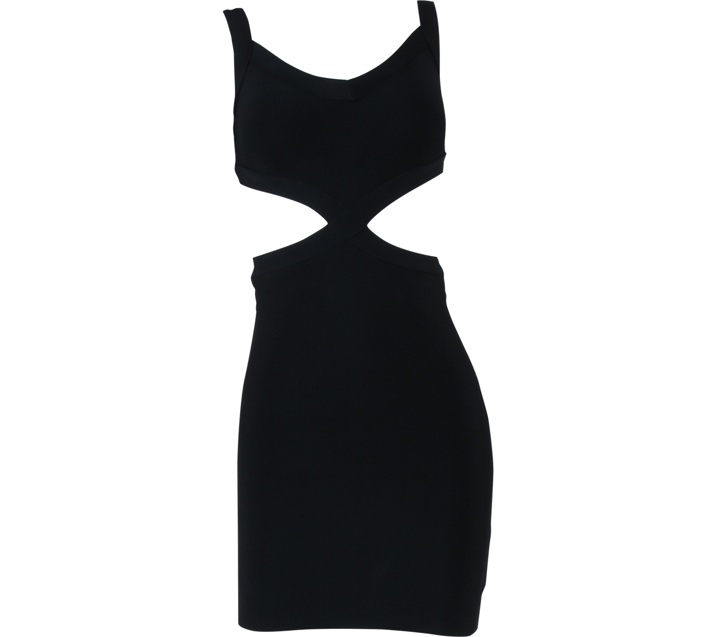 BCBG Maxazria Black Back Cut Out Mini Dress