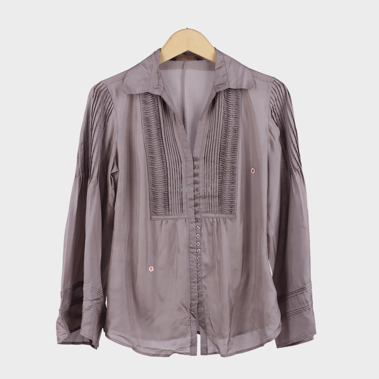 Zara Taupe Blouse