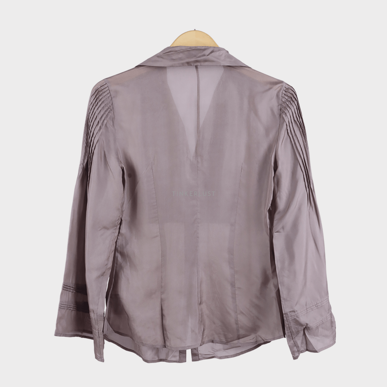 Zara Taupe Blouse