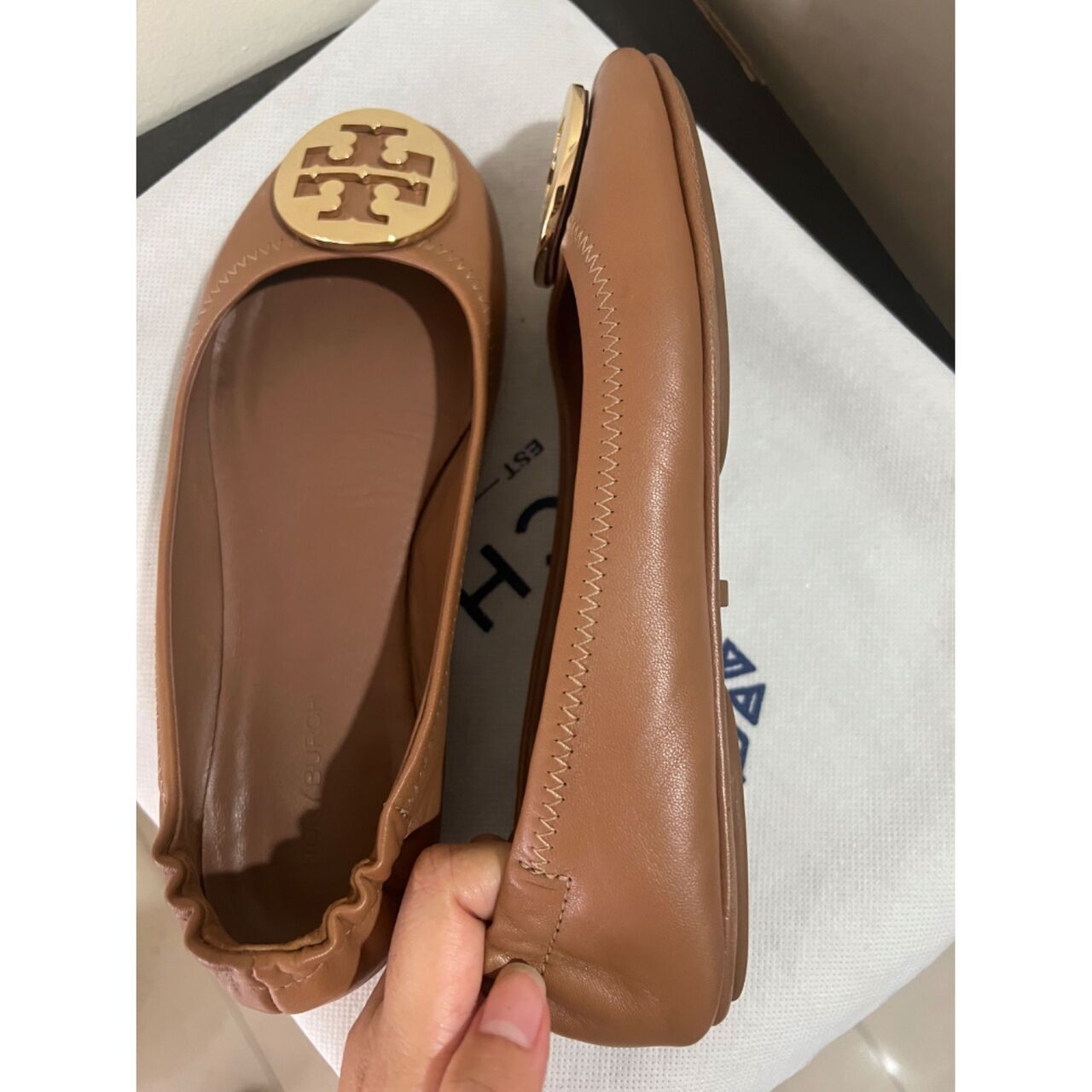 Tory Burch Brown Flats