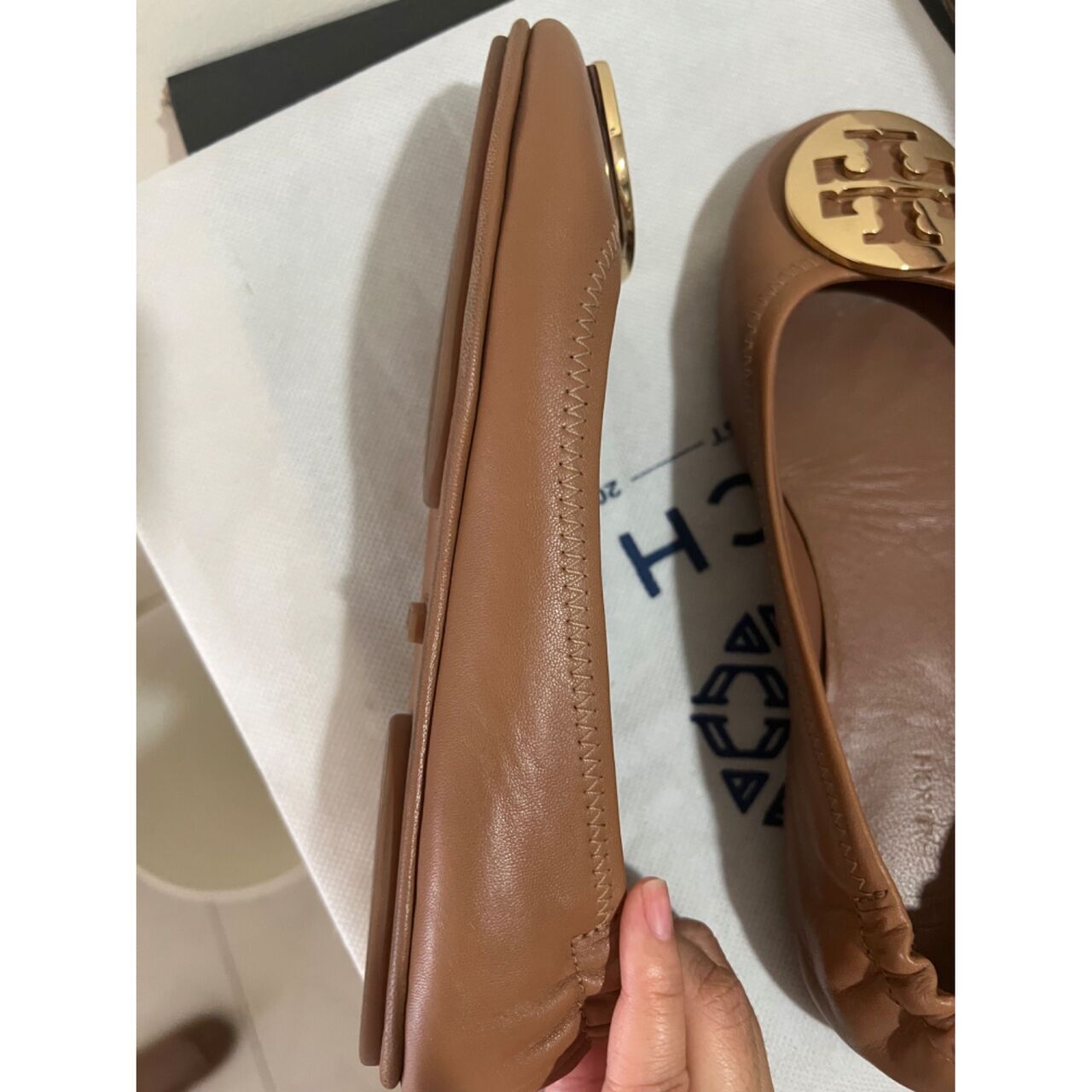 Tory Burch Brown Flats