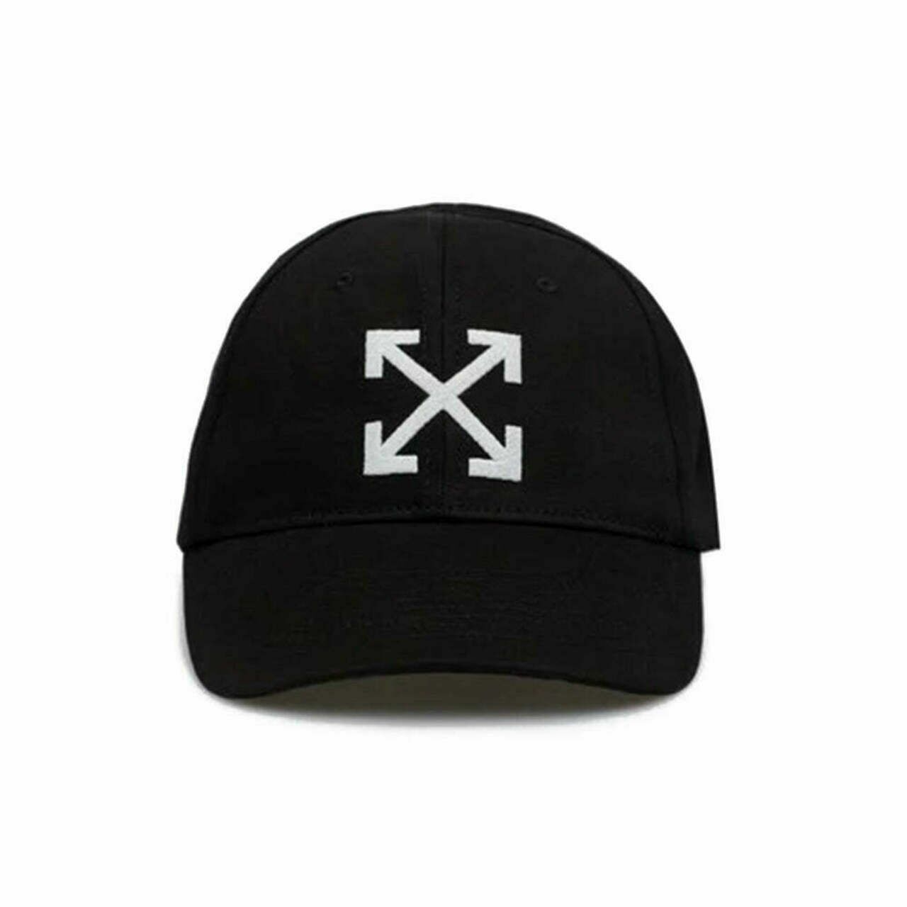 Off-White Arrow Embroidered Logo Cap Black