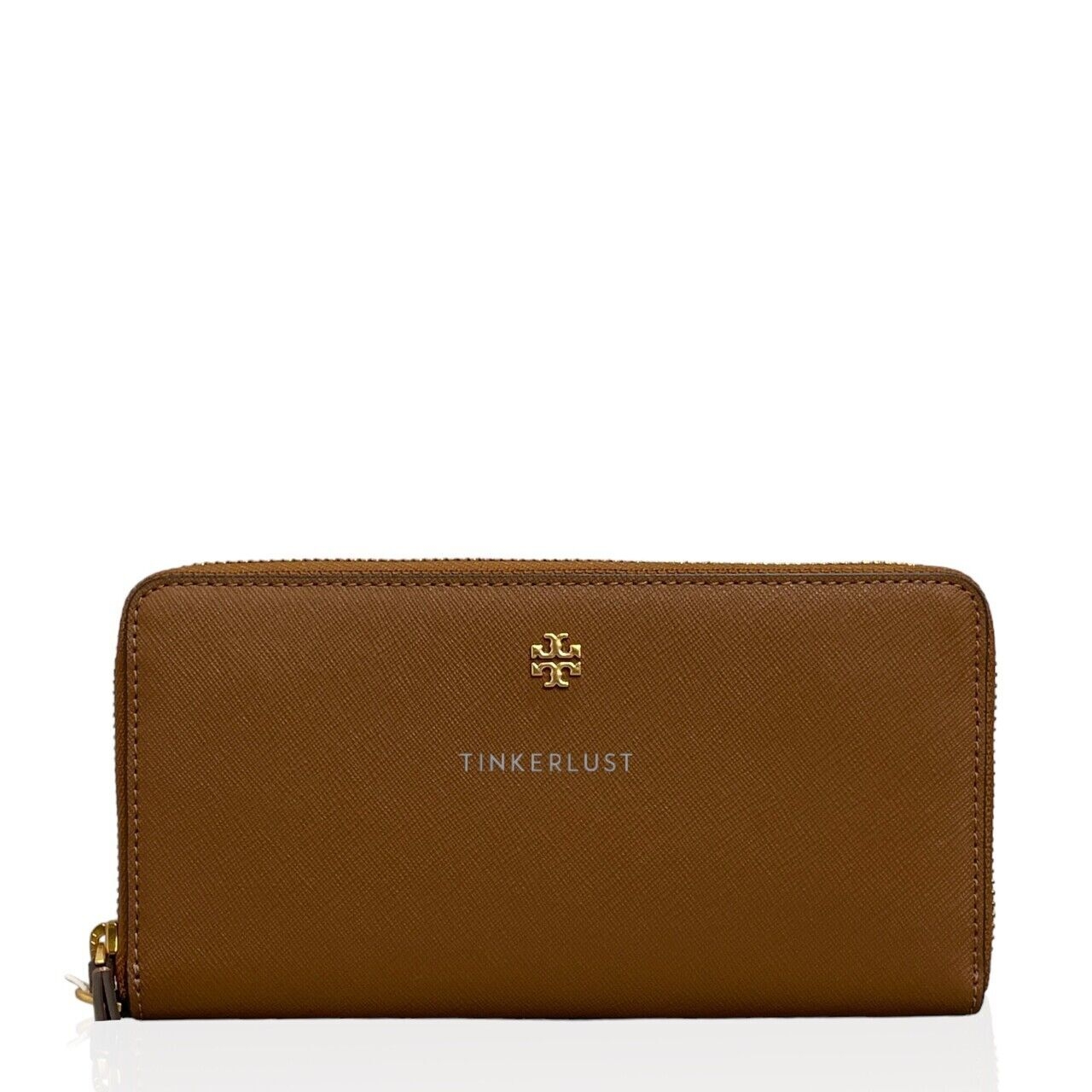 Tory Burch Emerson Brown Zip Continental Wallet