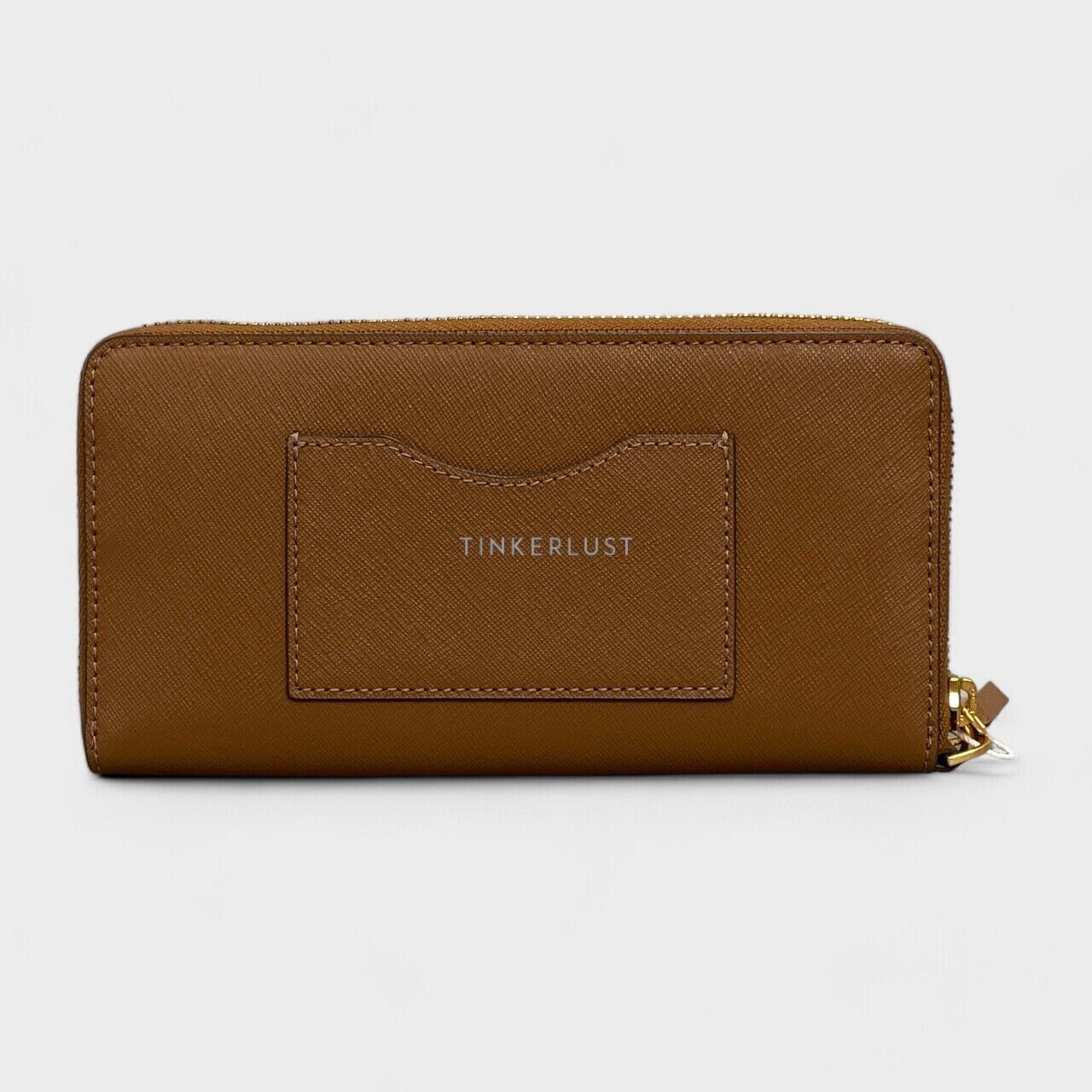 Tory Burch Emerson Brown Zip Continental Wallet