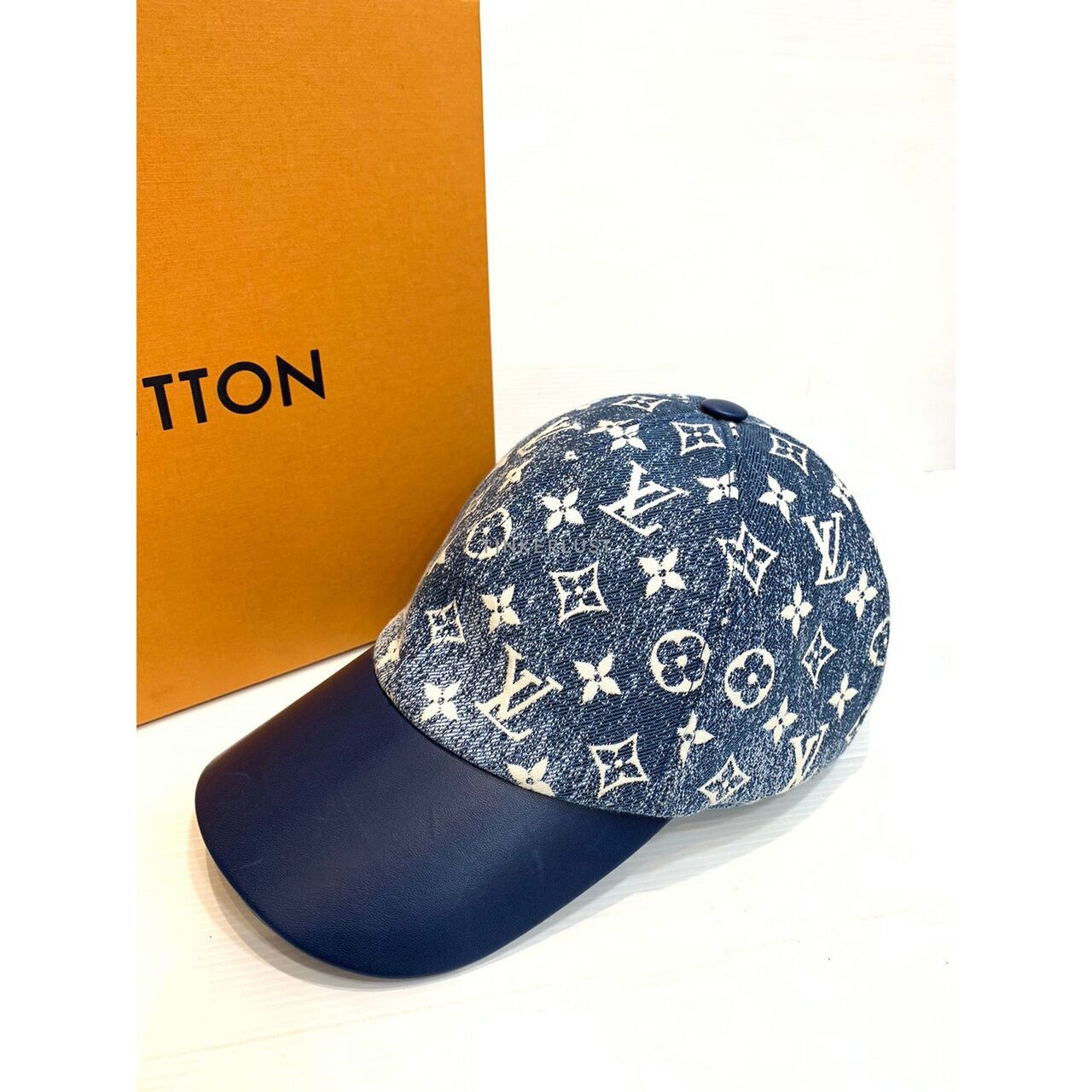 Louis Vuitton Monogram Jacquard Denim Cap Blue Hats