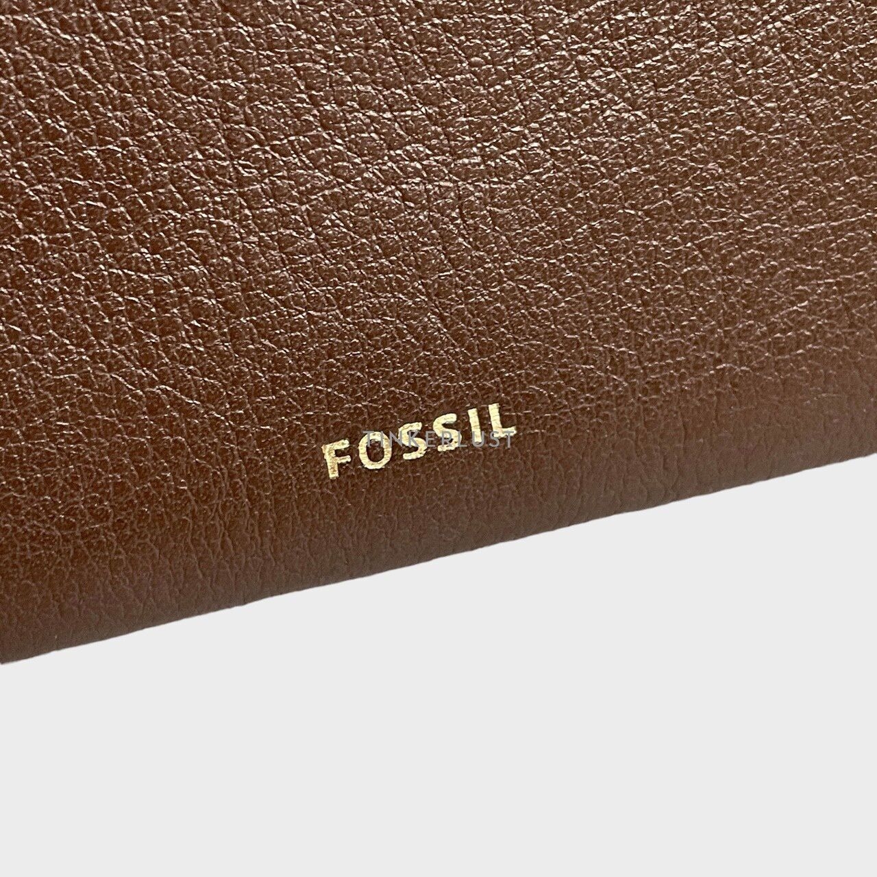 Fossil Logan Dark Brown Zip Around Wallet 