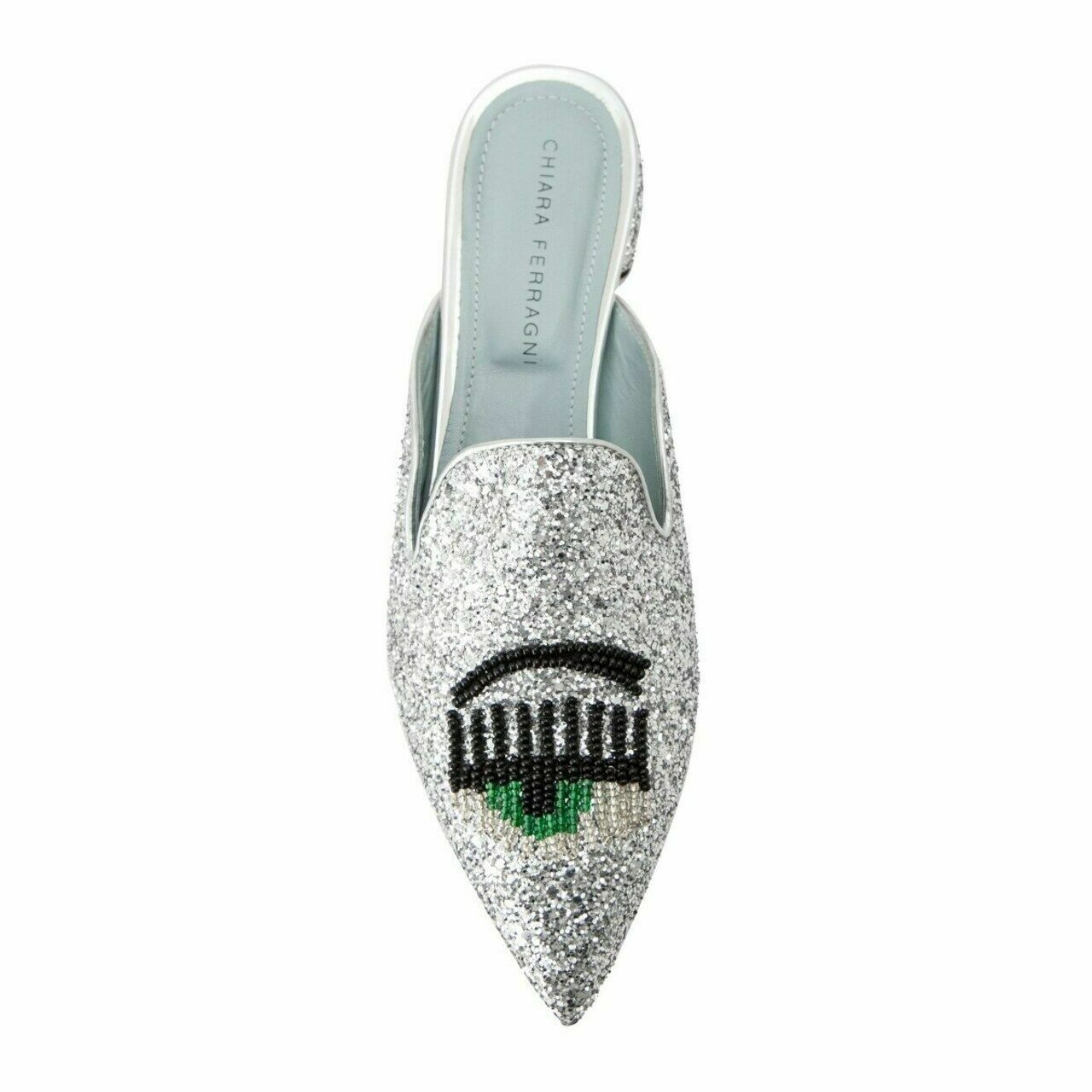 Chiara Ferragni Silver Flats