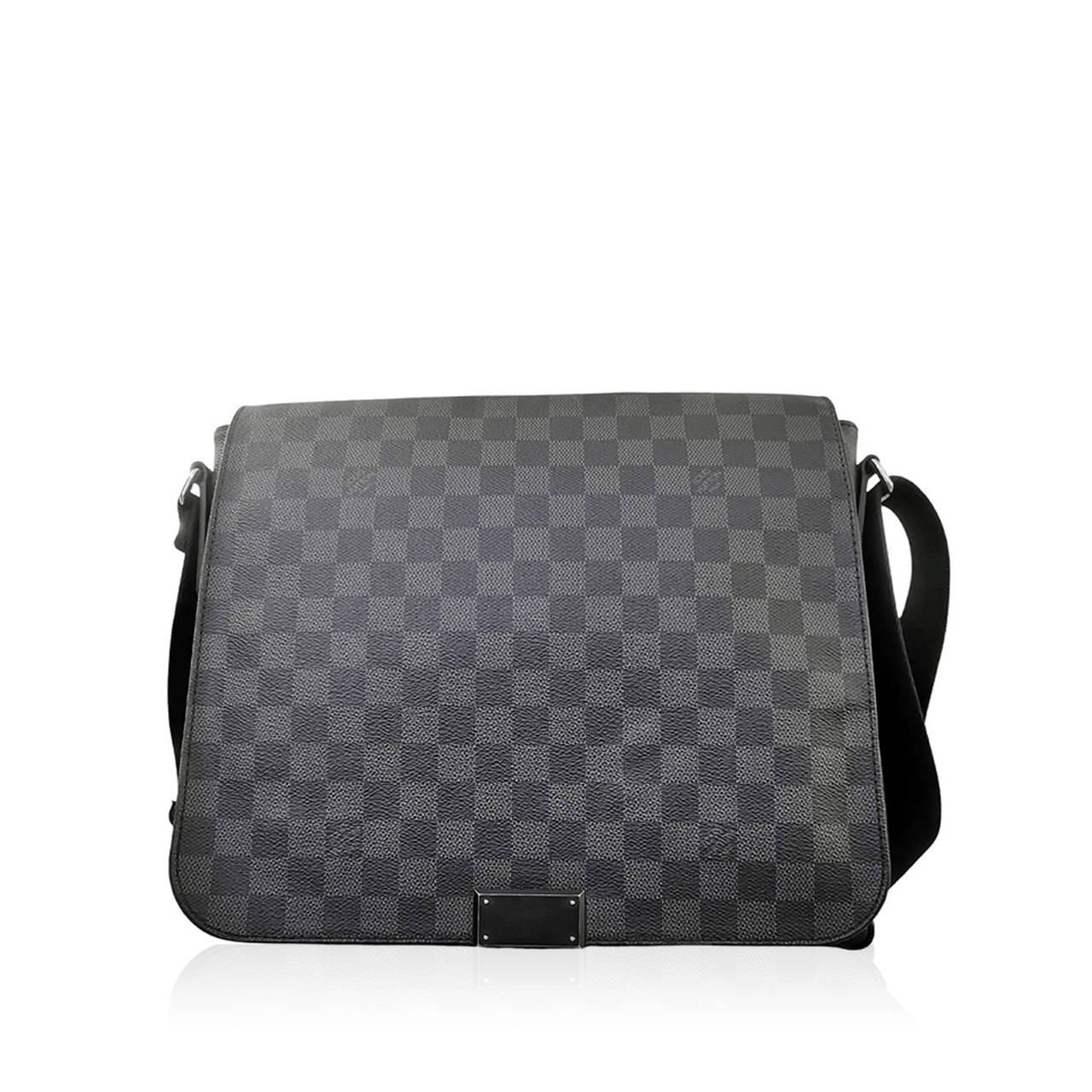 Louis Vuitton Messenger Damier Graphite District MM 2015 Sling Bag