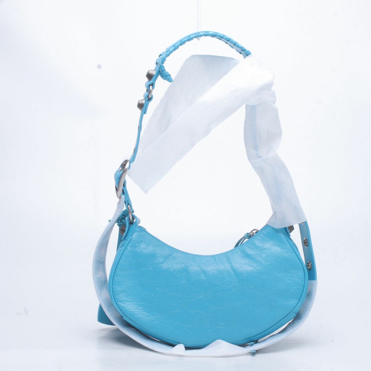 Balenciaga Le Cagole XS Blue Shoulder Bag