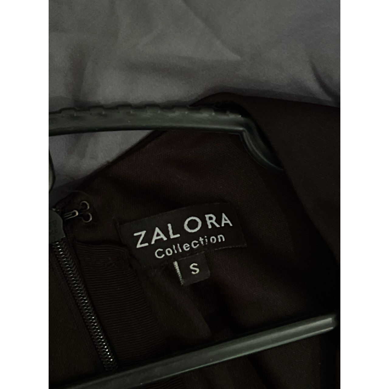 Zalora Black Sleeveless Blouse with Zipper Details