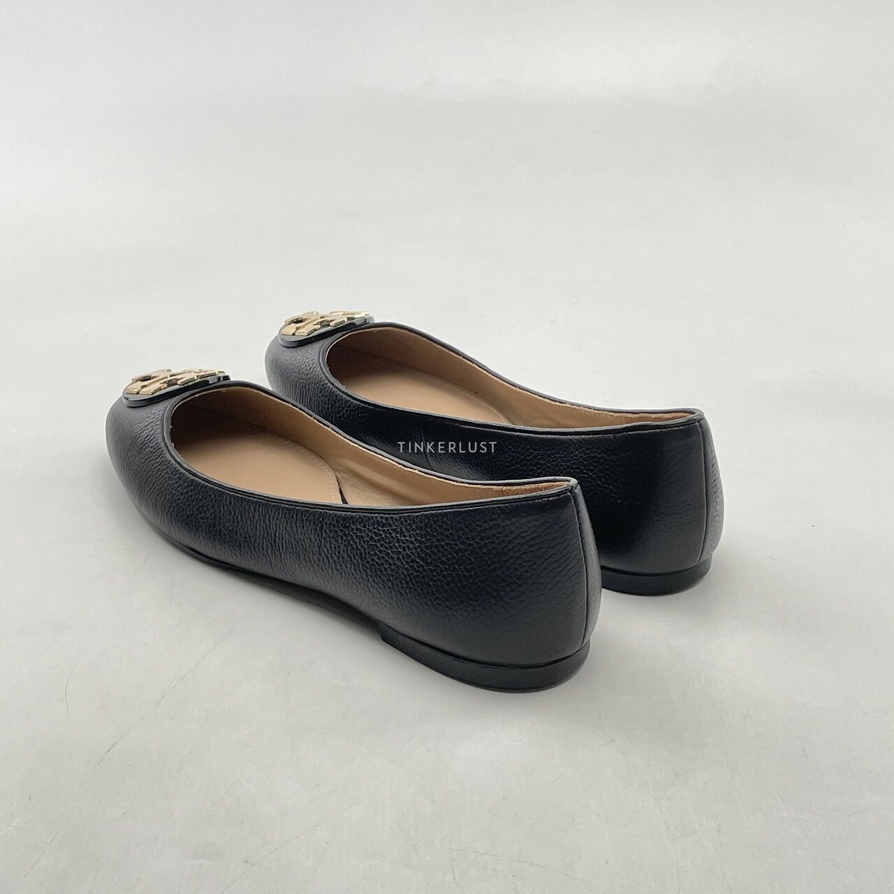 Tory Burch Claire Ballet Flat Leather Black