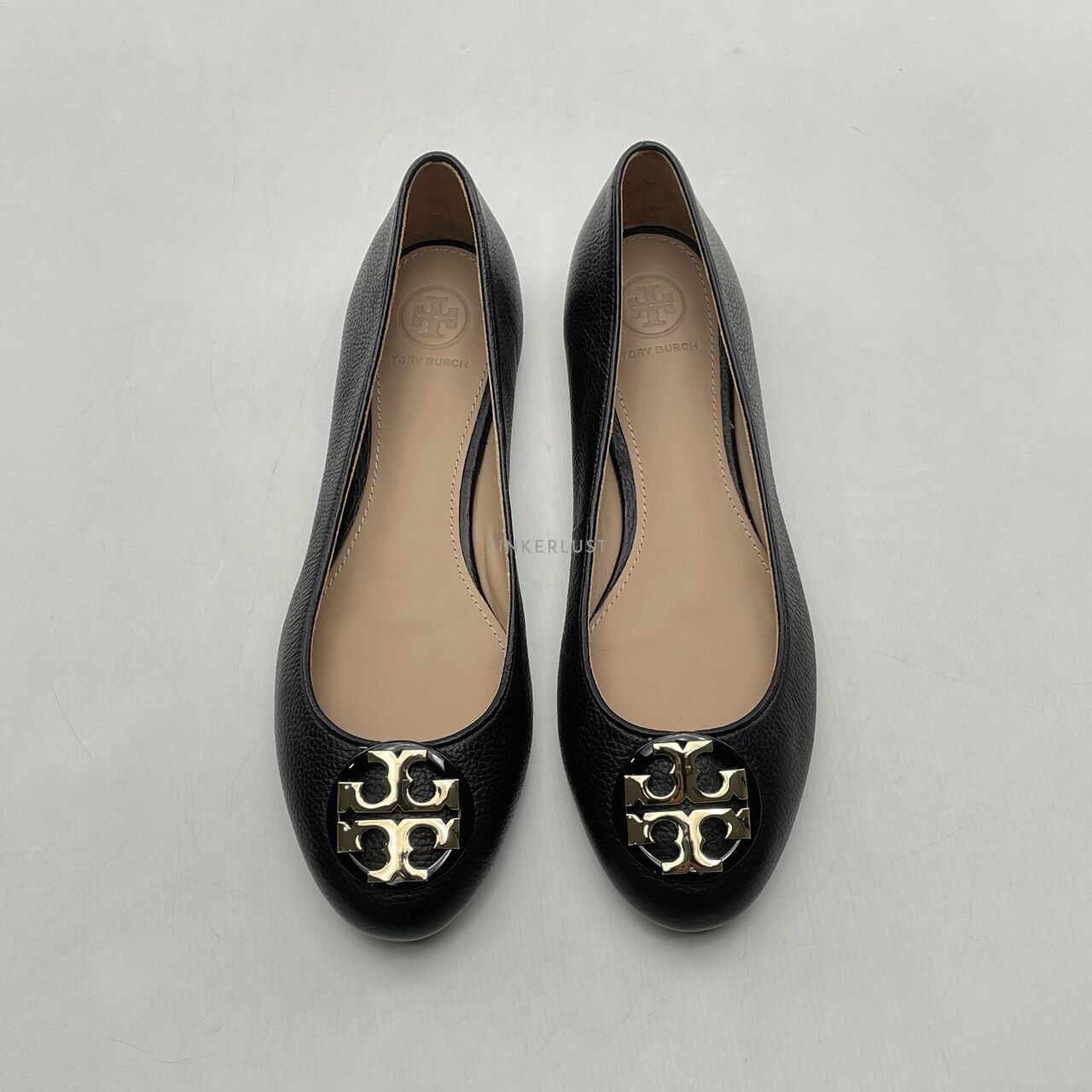 Tory Burch Claire Ballet Flat Leather Black