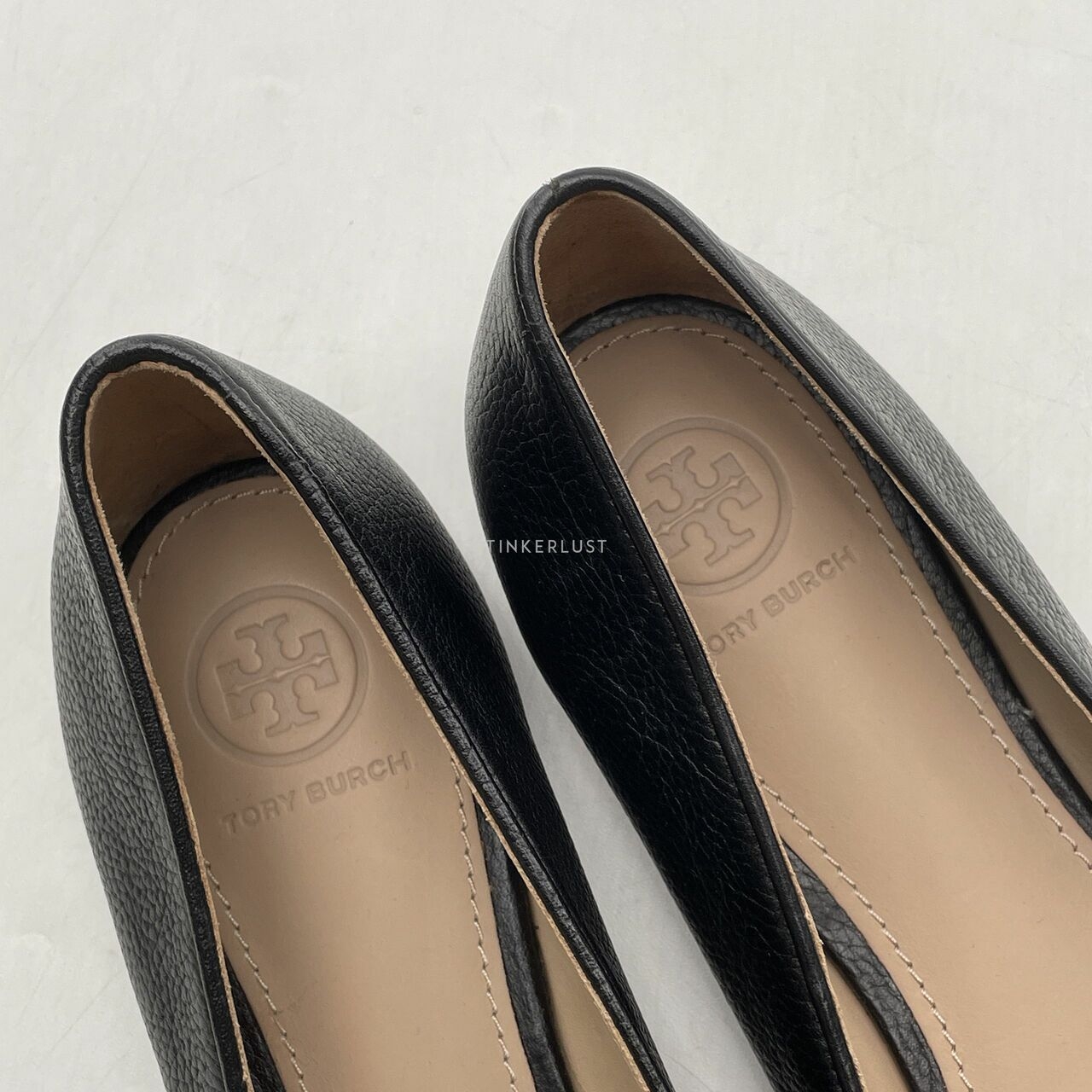 Tory Burch Claire Ballet Flat Leather Black