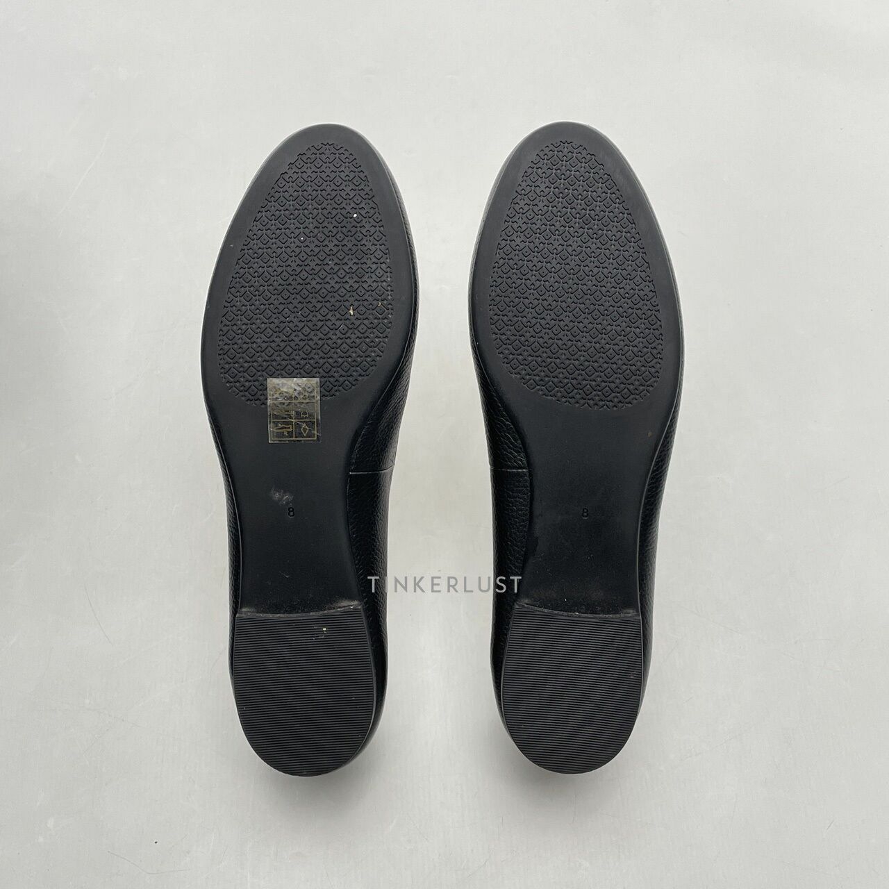 Tory Burch Claire Ballet Flat Leather Black