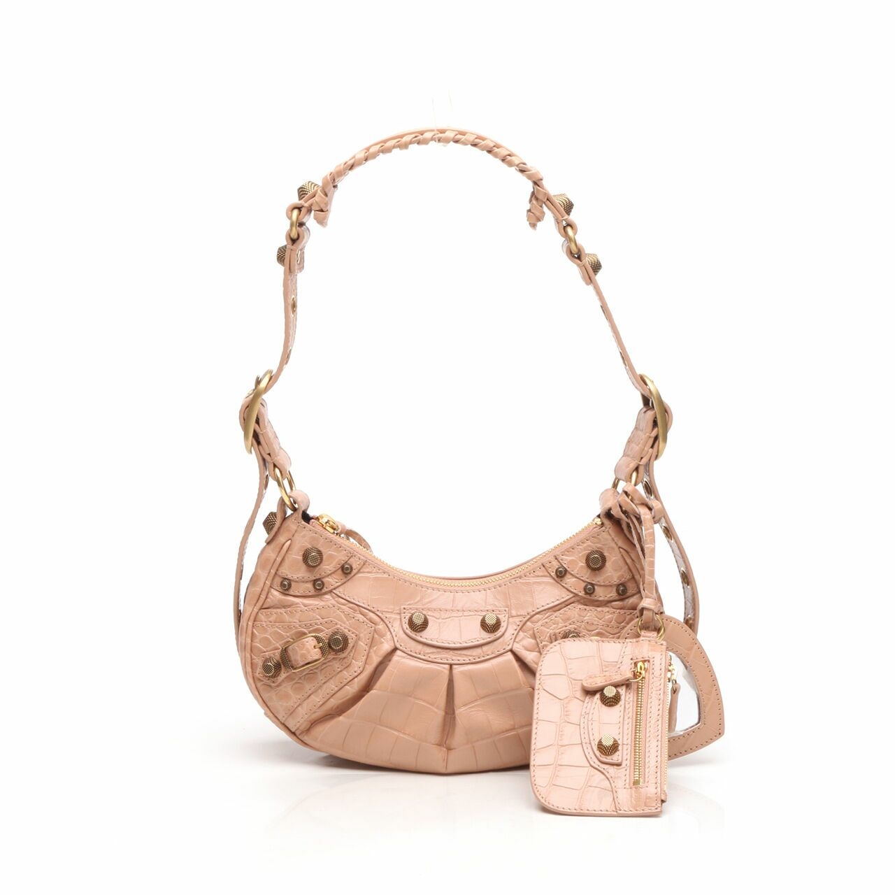 Balenciaga Le Cagole XS Beige GHW Shoulder Bag