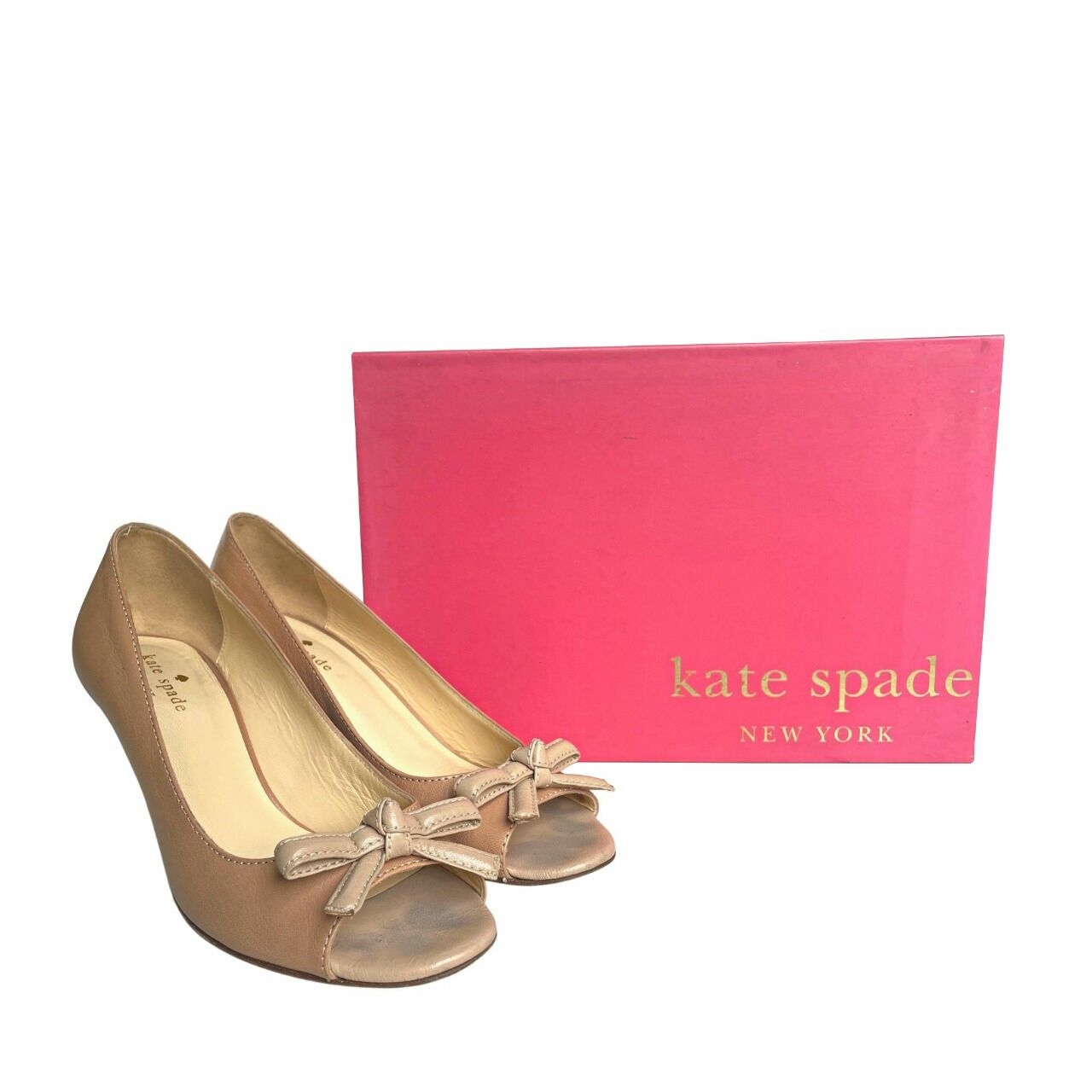 Kate Spade New York Peep Toe Bow Heels