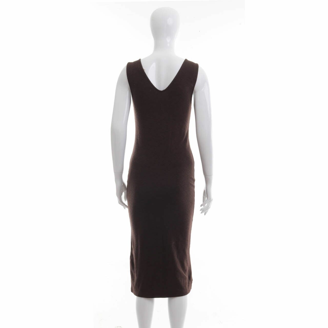 H&M Dark Brown Midi Dress