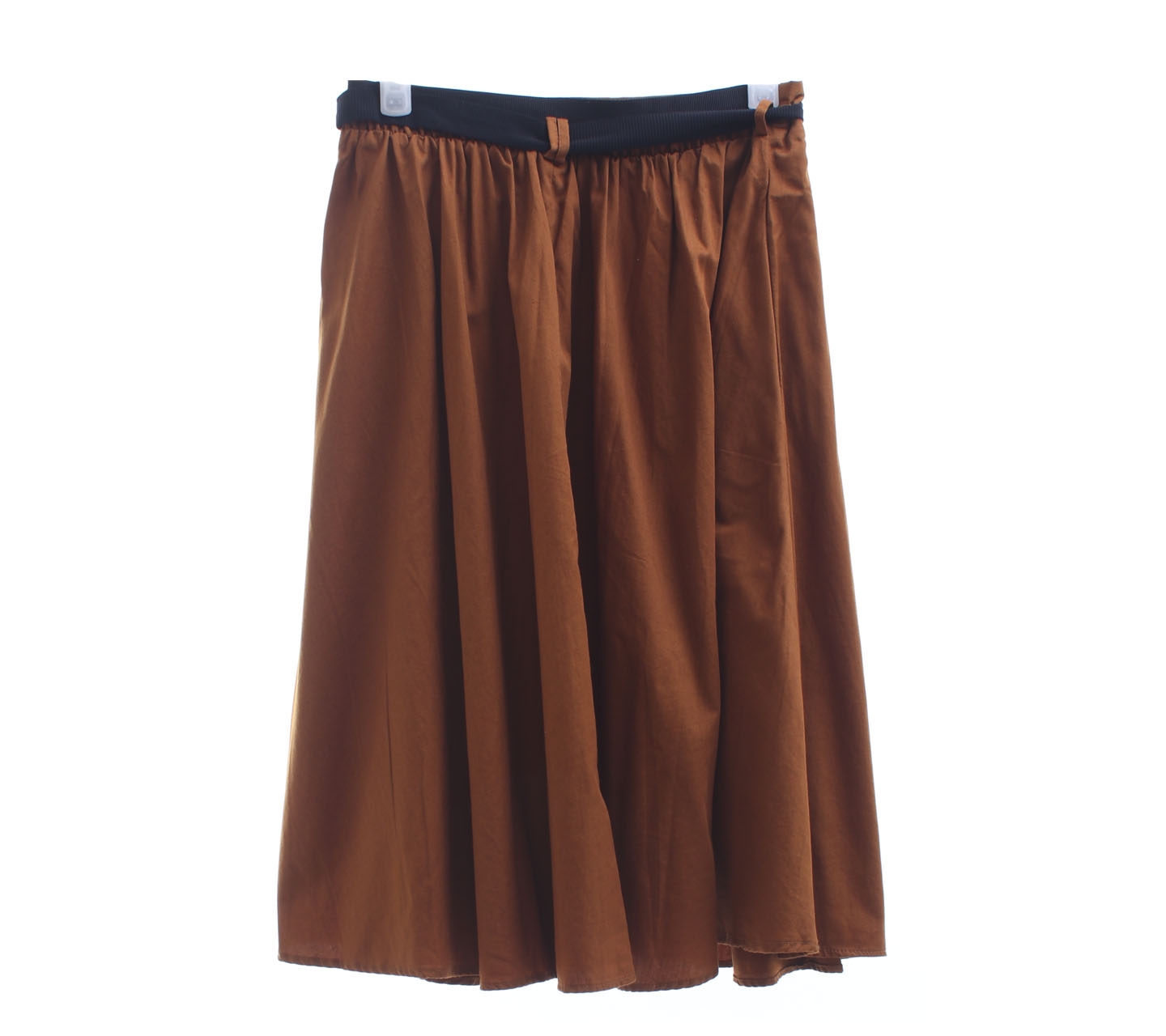 Zara Brown Midi Skirt