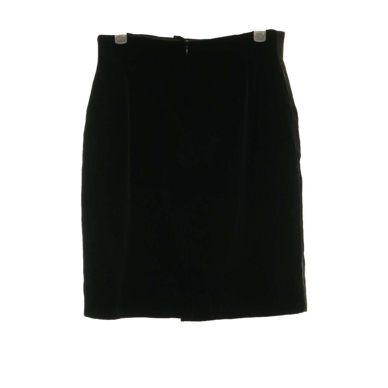 Escada by Margaretha Ley Black Velvet Mini Skirt