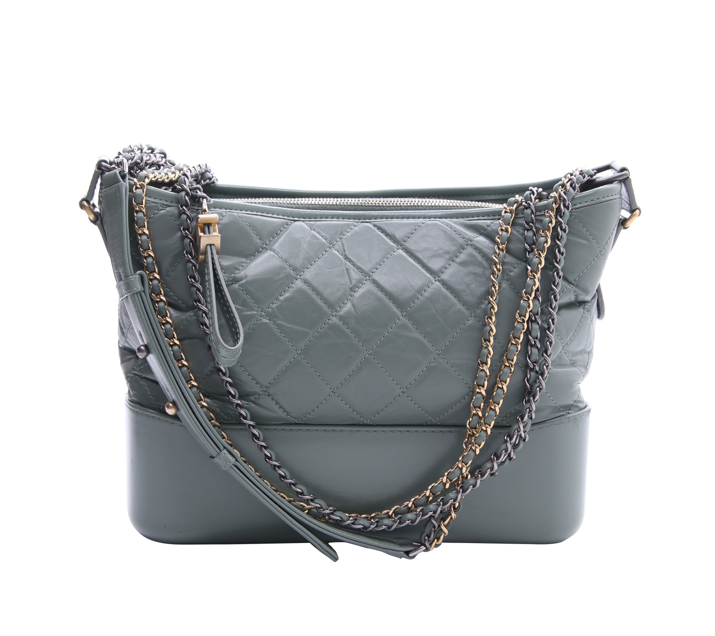 Chanel Green Gabrielle Shoulder Bag 