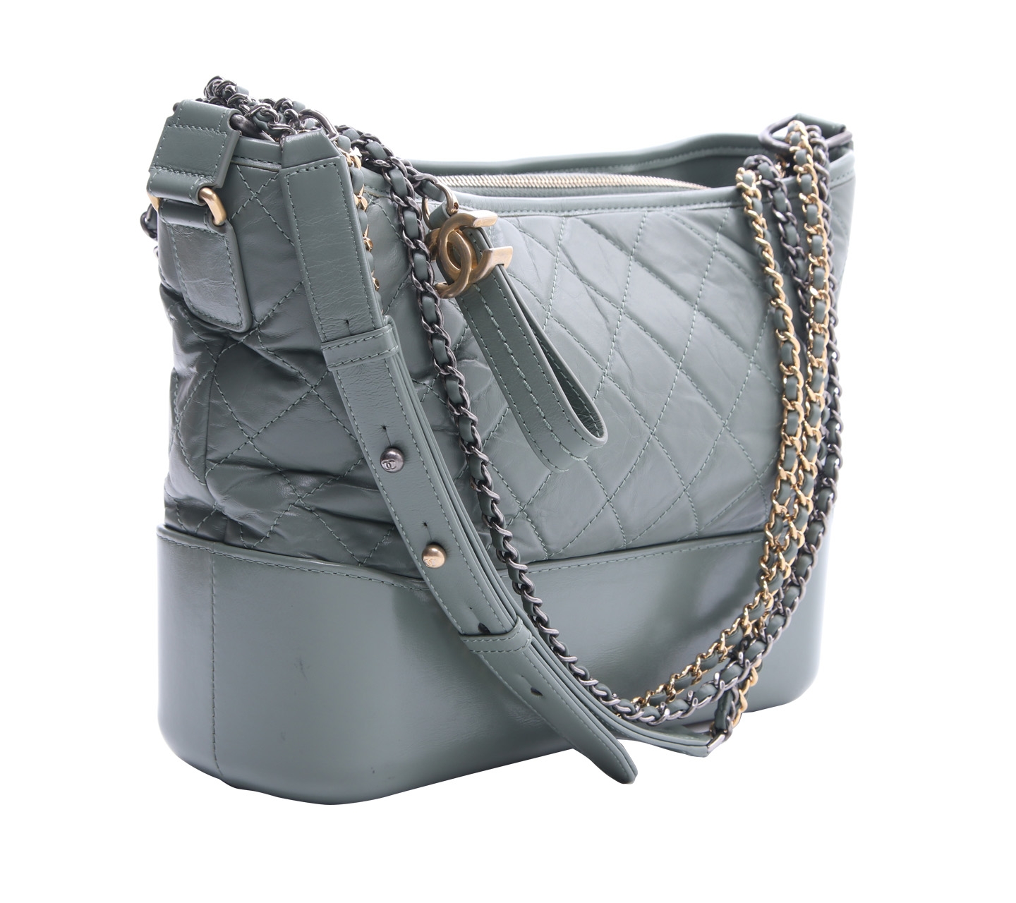 Chanel Green Gabrielle Shoulder Bag 