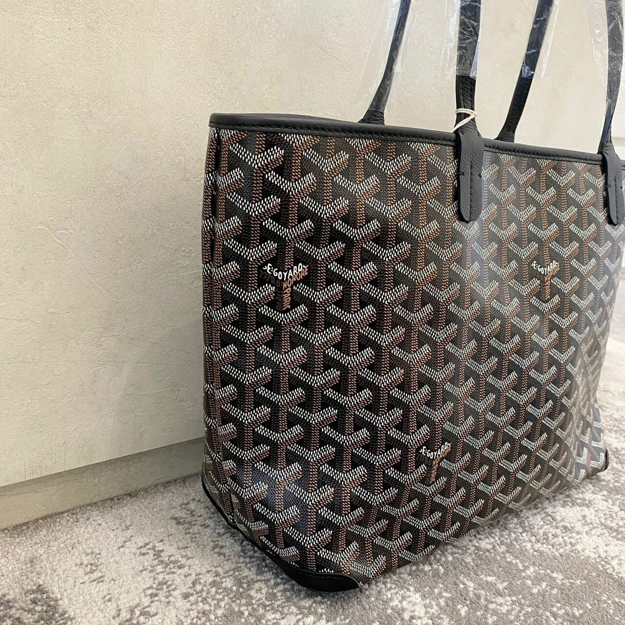 Goyard Artois PM Black Tote Bag