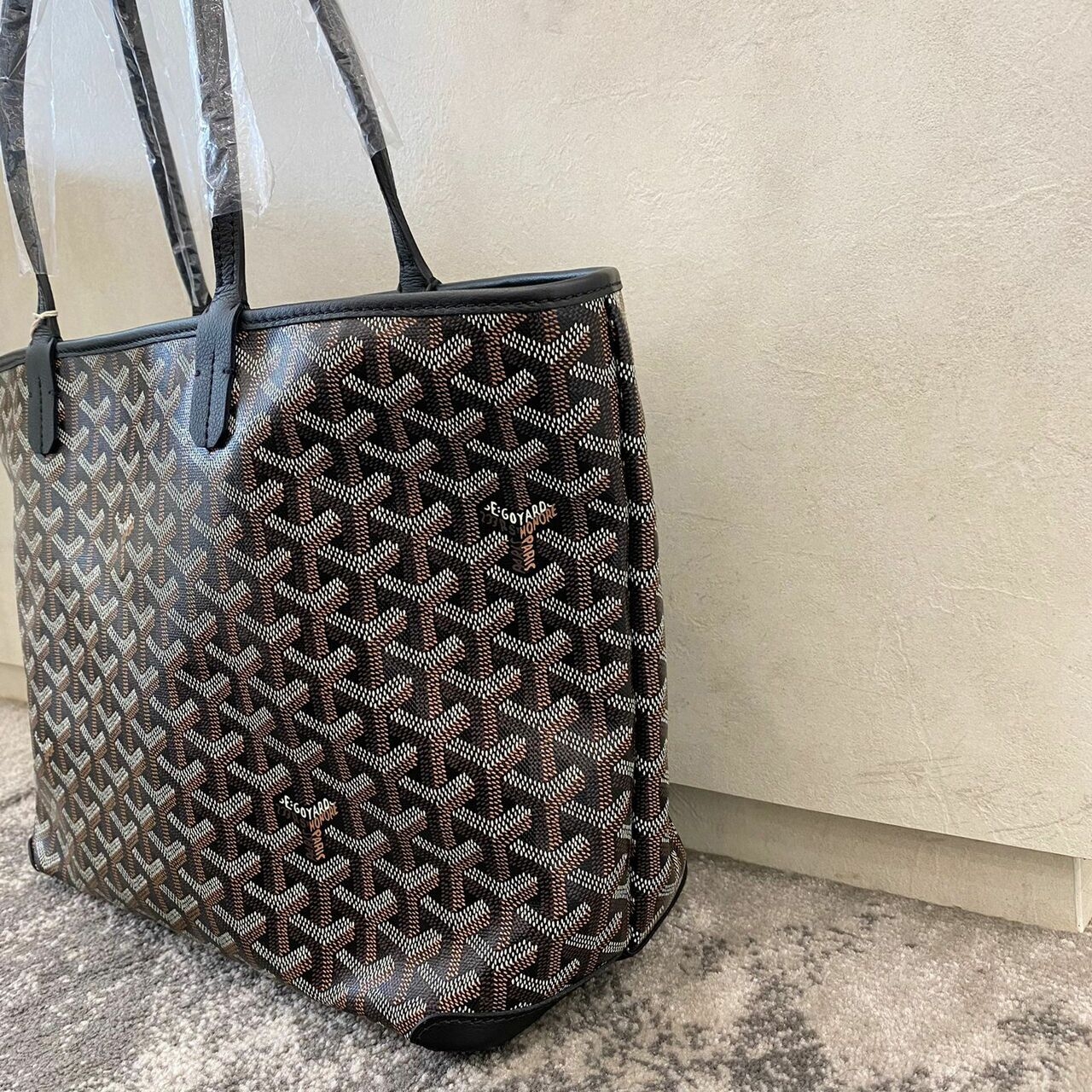 Goyard Artois PM Black Tote Bag