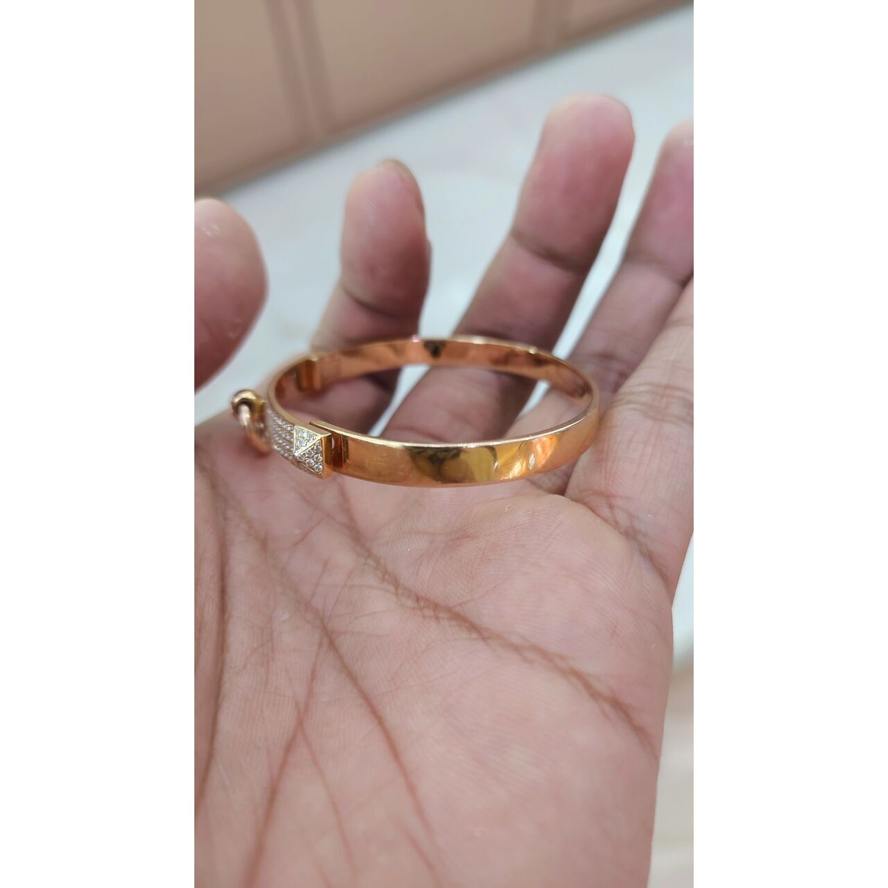 Hermes Rose Gold Bracelet