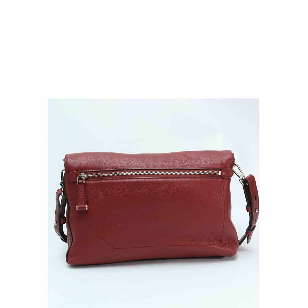 Bally Red Ballysima Leather Crossbody Bag