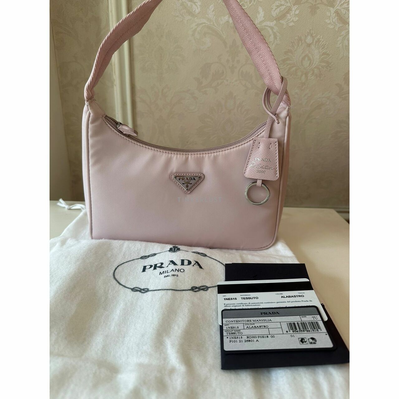 Prada Shoulder Bag Pink Albastro