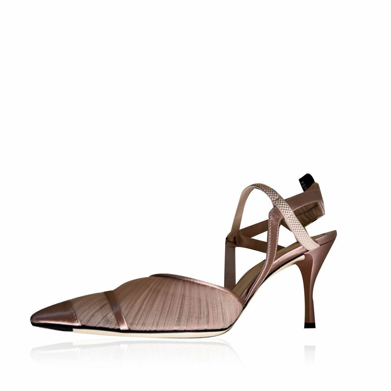 Fendi Colibri Heels Nude Pink