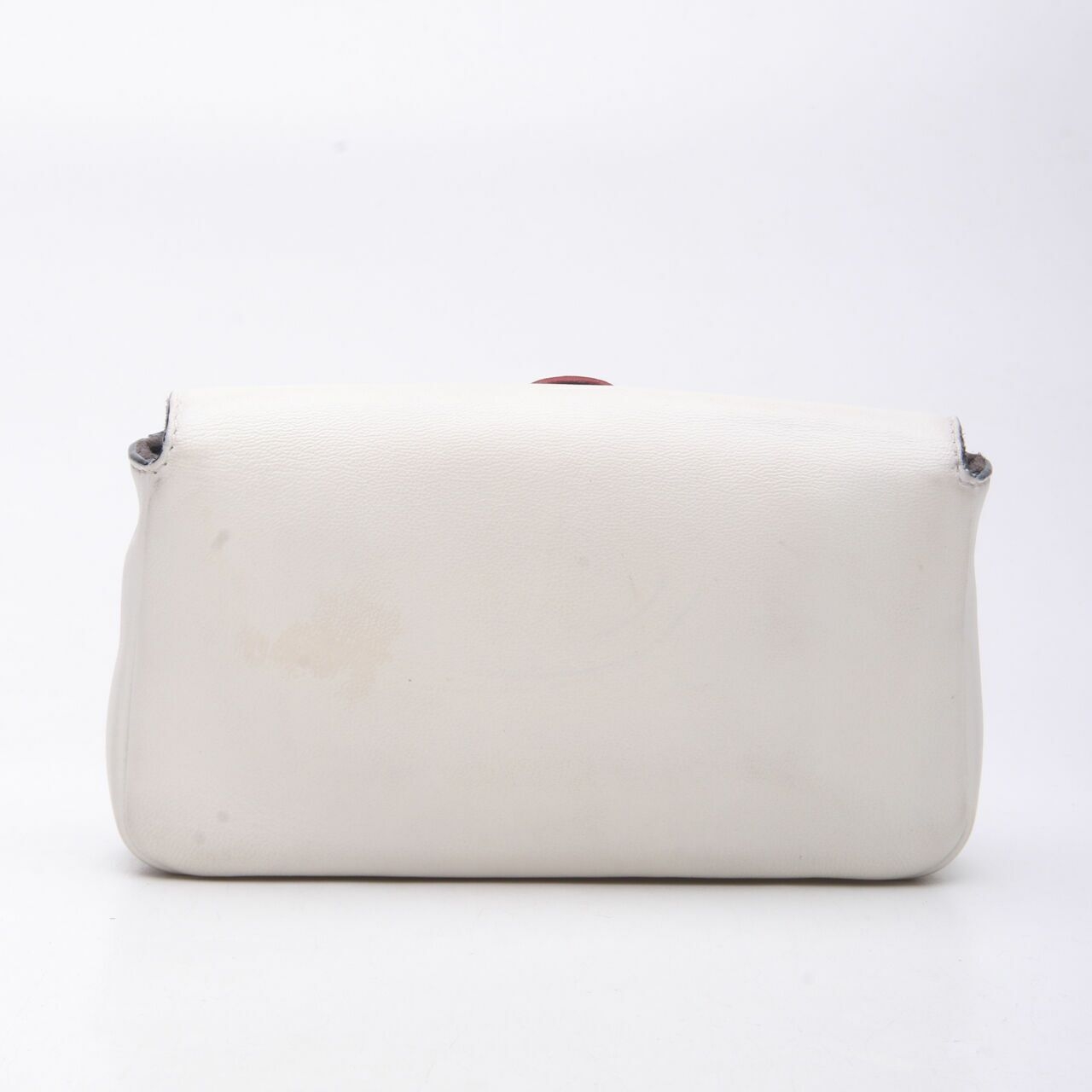 Fendi Micro Baguette Ivory SHW Sling Bag