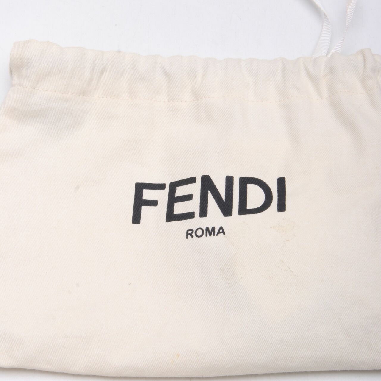 Fendi Micro Baguette Ivory SHW Sling Bag