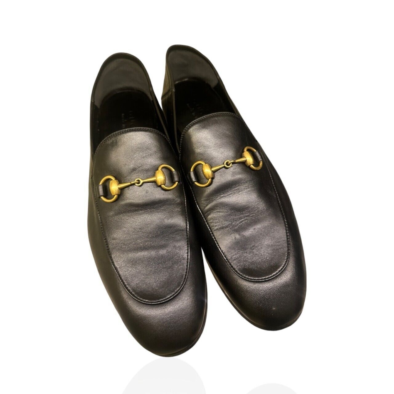 Gucci Mens Brixton Horsebit Black Loafers