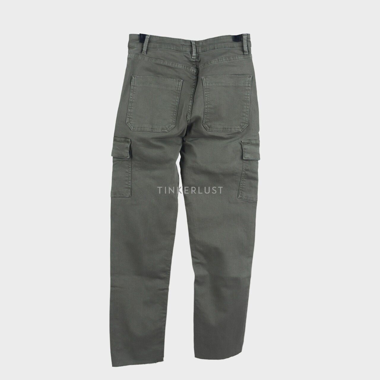 Mango Khaki Green Long Pants