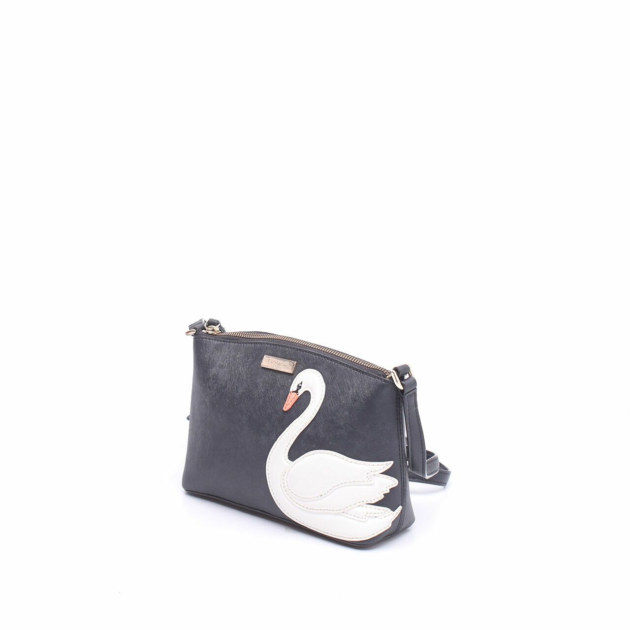 Kate Spade New York Swan Around Millie Black Crossbody Bag