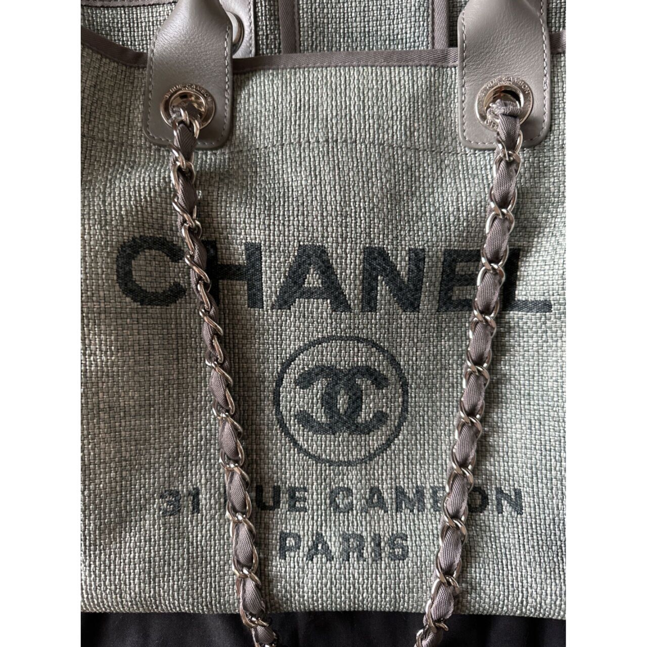 Chanel Large Deauville Tote Bag