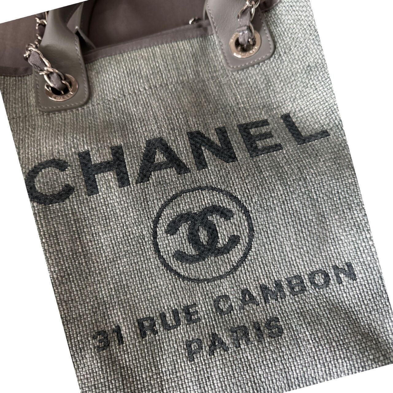 Chanel Large Deauville Tote Bag