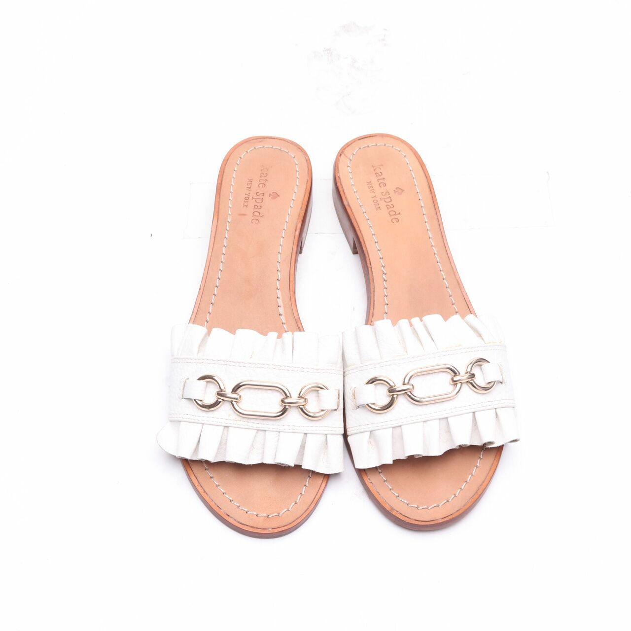 Kate Spade White Sandals