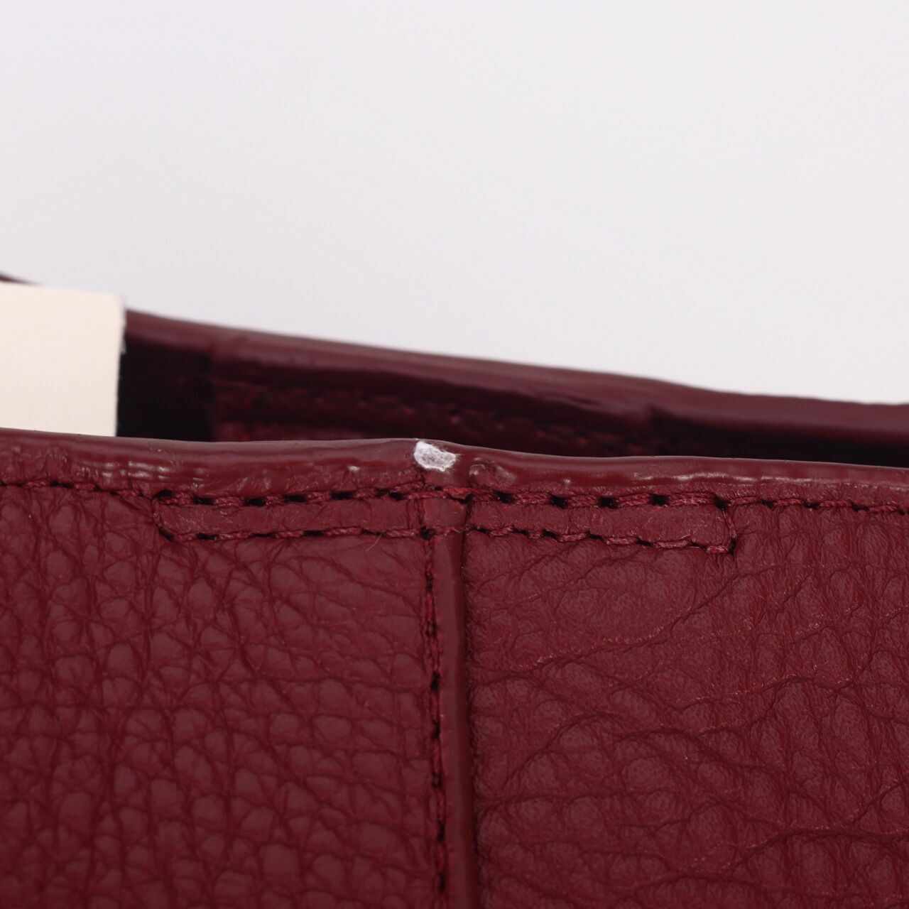 Aigner Marianne Tote Antic Cordovan Maroon 