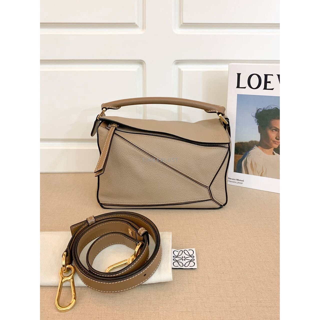 Loewe Puzzle Small Sand 2020 Satchel Bag