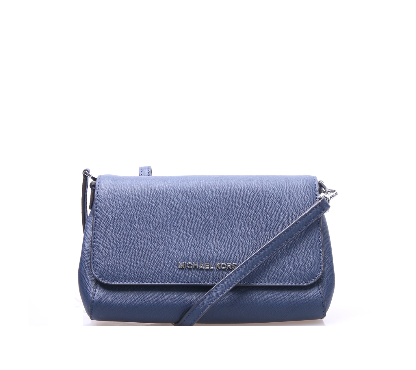 Michael Kors Navy Saffiano Leather Sling Bag