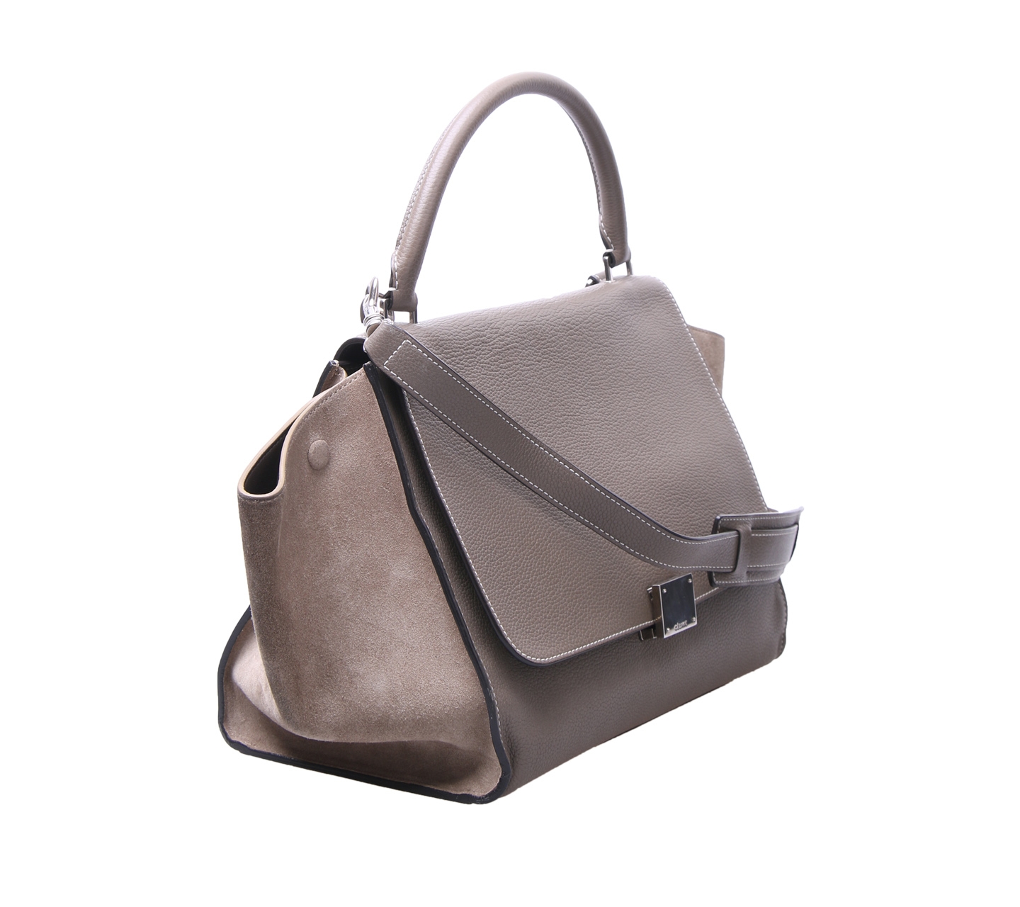 Celine Trapeze Grey Satchel