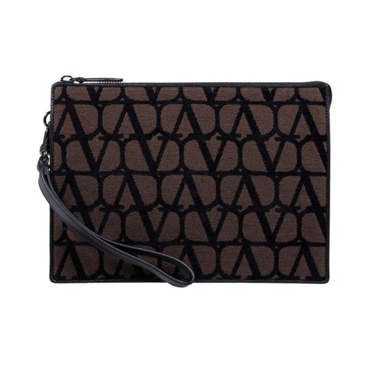 Valentino Garavani Toile Iconographe Pouch Fondant Black