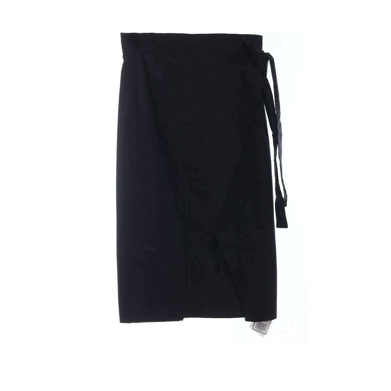 Private Collection Black Wrap Midi Skirt