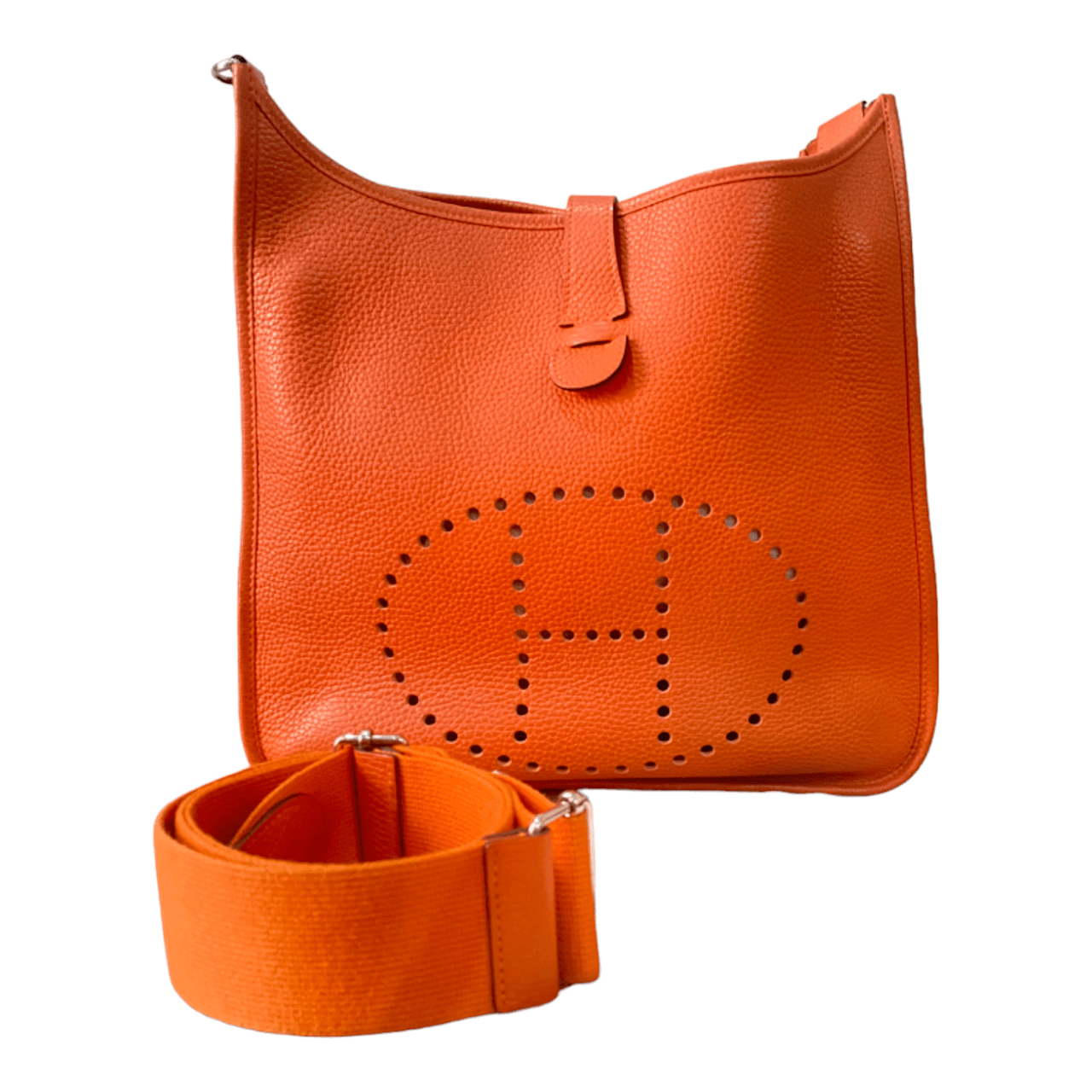 Hermes Evelyne Orange Sling Bag