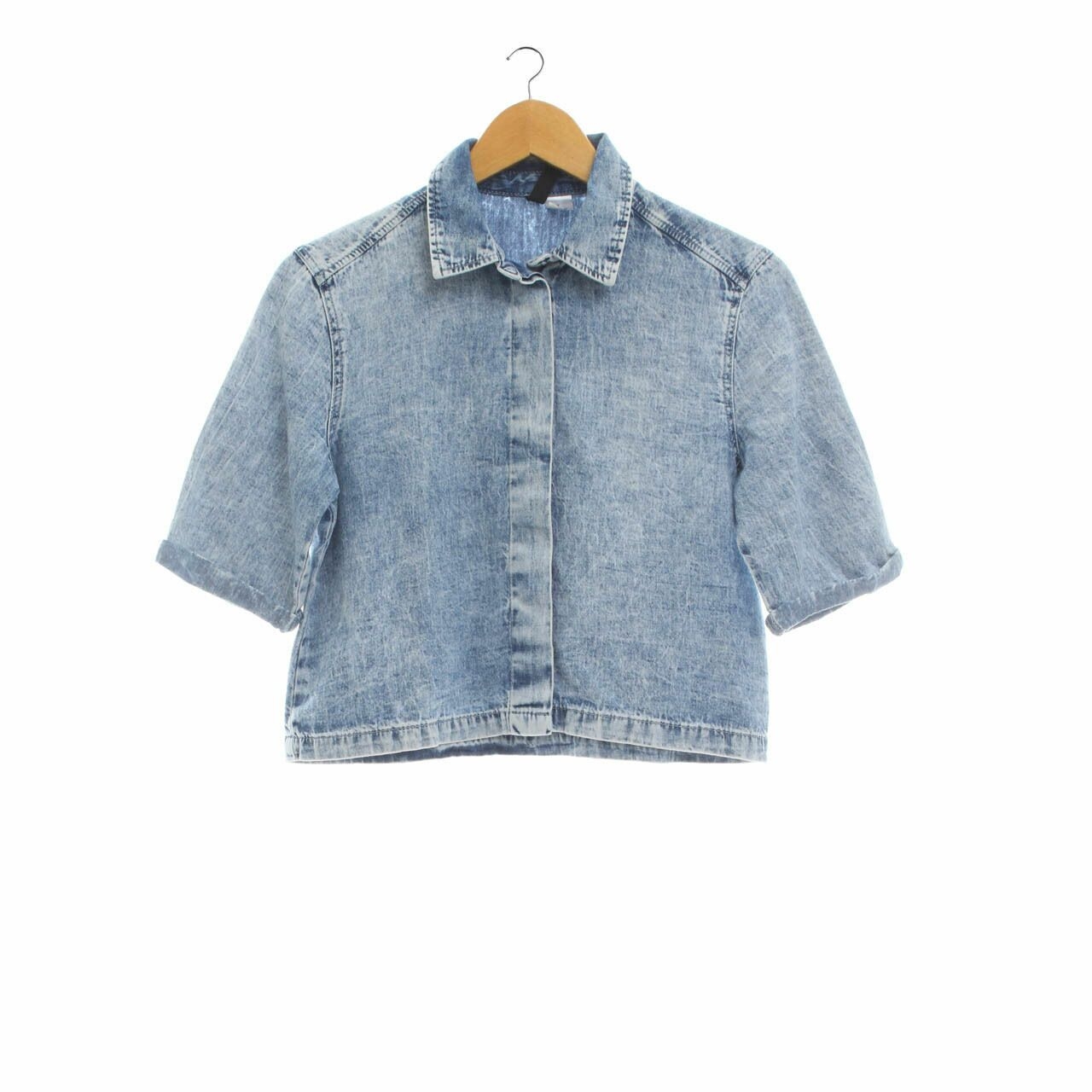 H&M Light Blue Washed Shirt